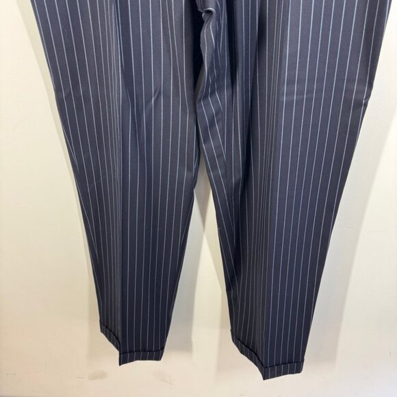 Canali Navy Pinstripe Wool Blazer Set Size 54L Made in Italy Classic Tailored - Picture 12 of 16